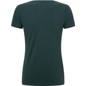 Pepe Jeans Dames New Virginia T-Shirt Slim Fit Korte Mouw Wit, Groen (Regent Green), XXS