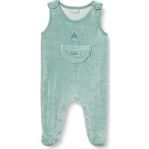 Sigikid Unisex Nicki rompertje Classic Baby voor jongens en meisjes, groen, 50