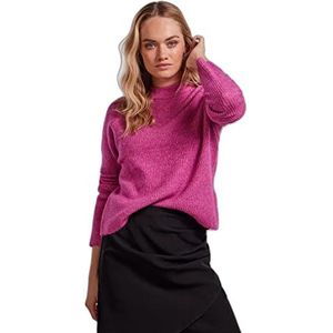 Pieces Pcellen Ls O-hals Knit Noos Bc Sweater voor dames, Rose Violet., XL