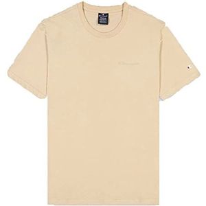 Champion Legacy American Classics Small Logo S/S T-shirt voor heren, Bruin Taupe, S