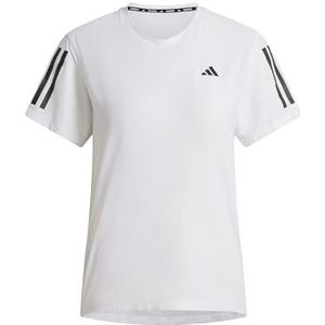 adidas Dames Own The Run Base Tee, White/Black, XXS