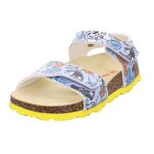 Superfit Pantoffels met voetbed voor jongens, Grijs meerkleurig 2500 15, 35 EU