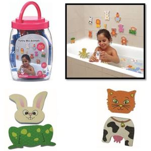 BSM Edushape - Grappig badspeelgoed voor kinderen - Het dierenbad - Ontwikkelt het observatiegevoel en het geheugen - Ideaal vanaf 3 jaar