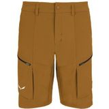 Salewa - Puez Durastretch Cargo Broek - Groen - Functioneel Nylon Softshell