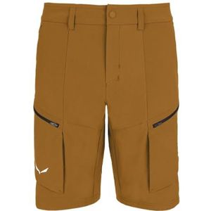 Salewa - Puez Durastretch Cargo Broek - Groen - Functioneel Nylon Softshell