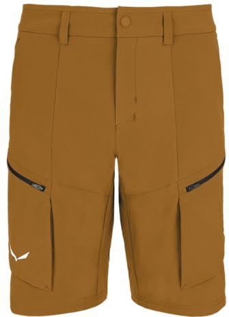 Salewa - Puez Durastretch Cargo Broek - Groen - Functioneel Nylon Softshell