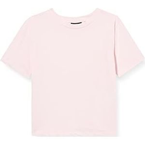 NAME IT Girl's NLFIBBI SS Short L TOP Box T-shirt, Cherry Blossom, 146/152