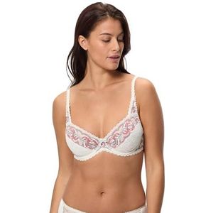 Playtex Flower Elegance Damesbeha met beugel van kant, 1 stuk, Meerkleurig, 80B