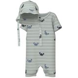 NAME IT Set 'NBMVROELS'  navy / smoky blue / pastelgroen / wit