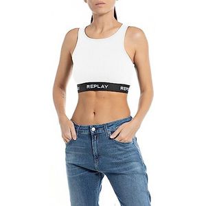 Replay Bustier voor dames, 001, wit, L