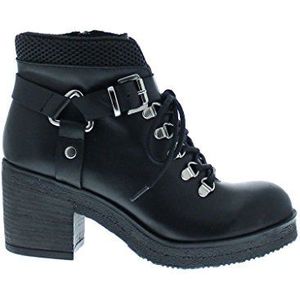 Bronx BlusyX biker boots voor dames, zwart zwart 01, 39 EU