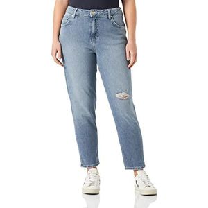 MUSTANG Dames Moms Jeans Broek, Medium Blauw 306, 25W 32L