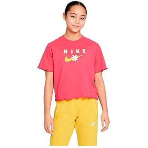 NIKE T-shirt met korte mouwen, merk, korte mouwen, Energy Boxy Frilly DO1351 666 roze