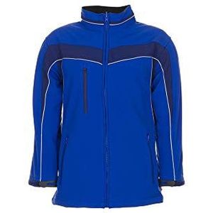 Planam softshell jack"Plaline" maat XS in korenblauw/marine, meerkleurig, 2701040
