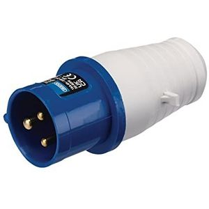 Draper 03717 230V Site Socket, 16A, 110 V, Blauw en Wit, One Size