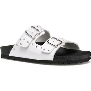 Geox - Adriel - Sandalen - Zwart - Glanzend Materiaal