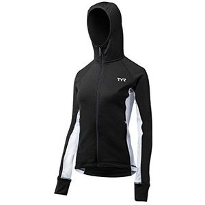 TYR Dames Alliance Victory Warm Up Jack, Zwart/Wit, L
