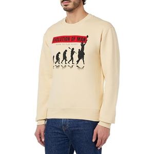 Republic Of California Sweatshirt voor heren, Natuurlijk., S