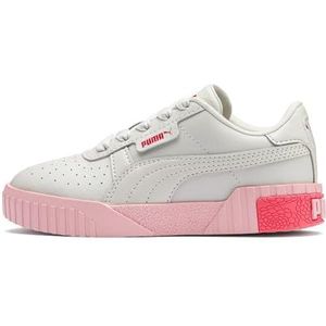 PUMA Cali Jr Sneakers voor meisjes, Grijs Grijs Violet Calypso Coral 04, 34 EU