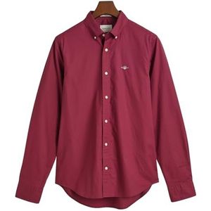 Slim POPLIN Shirt, bordeauxrood (wine red), XL