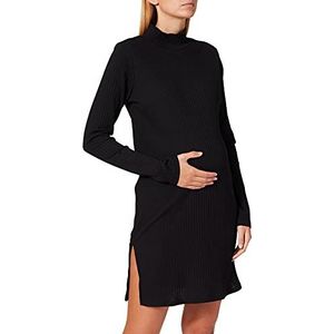 Supermom Dames Tunic Ls Rib jurk, Black - P090, 38
