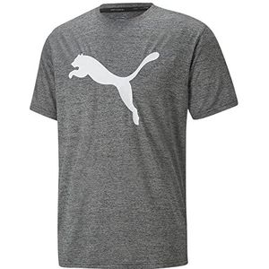 PUMA Train Favorite Heather Cat Shirt voor heren, Puma Black Heather, M