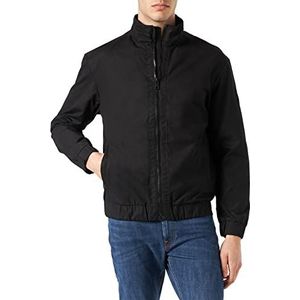 TOM TAILOR Denim Uomini Blouson jas met opstaande kraag 1030541, 29999 - Black, L