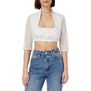 BERWIN & WOLFF TRACHT FOLKLORE LANDHAUS Damesblouse, wit, 34
