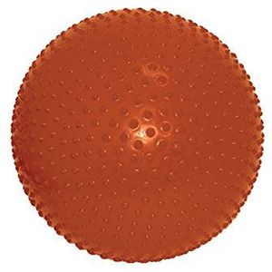CanDo Gymnastiekbal met noppen/zitbal/motorische bal - SENSI-Bal - oranje, 55 cm