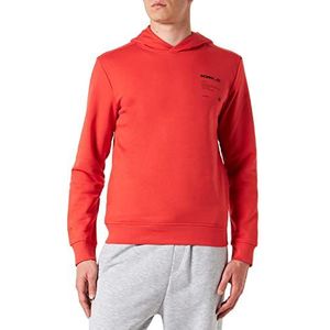 4F heren sweatshirt, Neon Oranje, 3XL