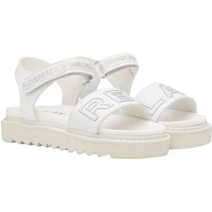 Replay Alicante JR 5 Sandalen voor jongens en meisjes, 081 wit zilver, 31 EU, 081, wit zilver, 31 EU