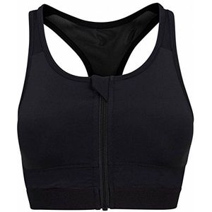 Urban Classics Dames Dames Tech Mesh Zipped Bra Sportbeha