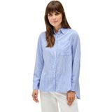 Cecil - Gestreept Overhemd Blouse - Blauw - Dames
