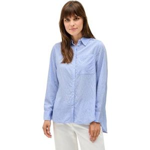 Cecil - Gestreept Overhemd Blouse - Blauw - Dames