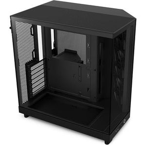 NZXT H6 Flow - Zwart - Compacte Mid-Tower Luchtstroomkast - Inclusief 3 x 120 mm Ventilatoren