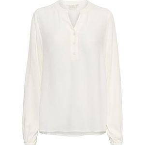 KAFFE - Mathilde - Damesblouse - Neutraal - Elegant en Comfortabel
