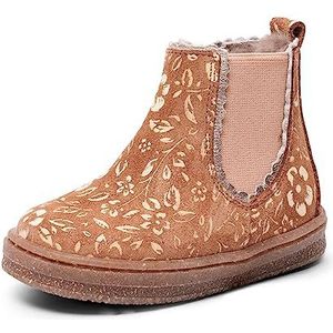 Bisgaard Siggi Lamb First Walker Shoe voor meisjes, Brandy Flowers, 27 EU
