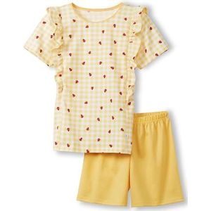 CALIDA Ladybird pyjamaset voor meisjes, Sundress Yellow, 128 cm