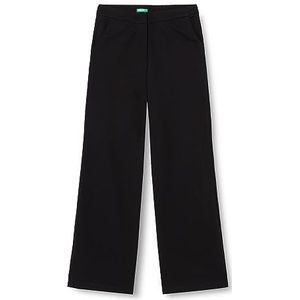 United Colors of Benetton Broek voor meisjes en meisjes, Zwart 100, 130