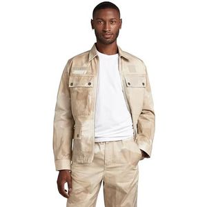 G-STAR RAW Men's 4 stuks Zip JKT Jacket, meerkleurig (Whitebait Watercolor Camo D22941-D326-D939), L, meerkleurig (Whitebait Watercolor Camo D22941-d326-d939), L