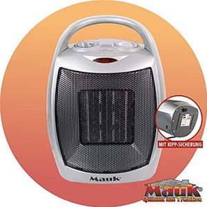 MAUK® Keramische verwarming, draagbare 3-traps ventilatorkachel, 1500 watt, kantelbeveiliging, voor camping en thuis