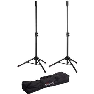 Gator Frameworks Lichtgewicht en Compact Mini Driepoot Luidsprekerstatief Set met Nylon Draagtas (GFWSPK0250SET)