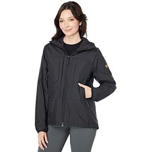 FJÄLLRÄVEN Dames F86400-555 Keb wol gewatteerde jas, donkermarineblauw, L, Zwart, XXS