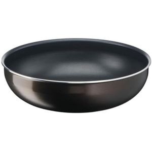 Wokpan Tefal Zwart Aluminium