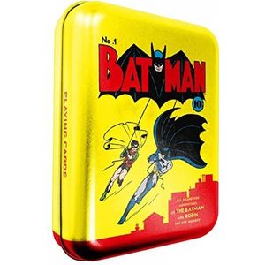DC Comics Batman #1 Cover Speelkaarten - Retro Comic - Tin Box - Kaartspel - Geek Gift - Cartamundi