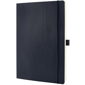SIGEL CO311 notitieboek groot, gelinieerd, softcover, zwart, 194 pagina's, Conceptum - meer kleuren