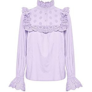Part Two NileaPW SH Damesblouse met lange mouwen, orchid petal 32, Orchid Petal, 30 NL