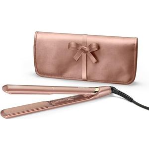 BaByliss Rose Gold Stijltang - Keramische Platen voor Glad Stylen, Multi-voltage Wereldwijd Gebruik, Ultra-snelle 15 Seconden Opwarming, 3 Temperatuurinstellingen tot 235°C, 2598PE