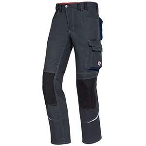 BP Comfort Plus 1803-720-56 Werkbroek - Elastiek in de rug - Geplooid - Normale pasvorm - Maat: 58s - Kleur: antraciet