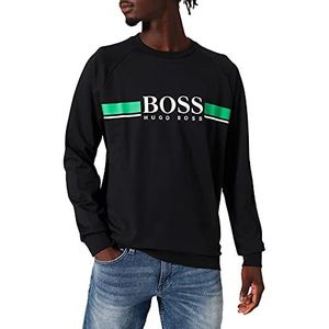 Hugo Boss heren Sweater Authentiek sweatshirt, Black001., S